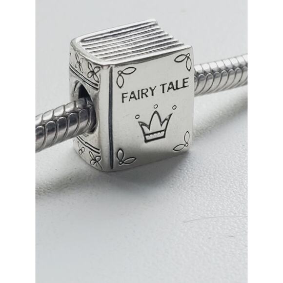Pandora Once Upon a Time Fantasy Story Fairytale Book Bead Charm Sterling Silver - Picture 1 of 7